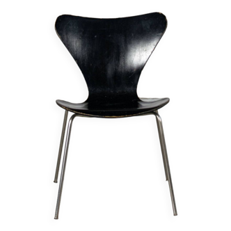 Black series 7 chair Arne Jacobsen for Fritz Hansen