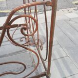 Old wrought iron bed - 19th century