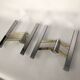 Pair of brass and chrome sconces from Sciolari 70