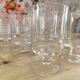 Set of 9 vintage Luminarc wine glasses, transparent Sweden model