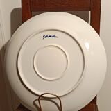 Large designer plate signed by Barbara Schroeder – 41 cm – Contemporary ceramic