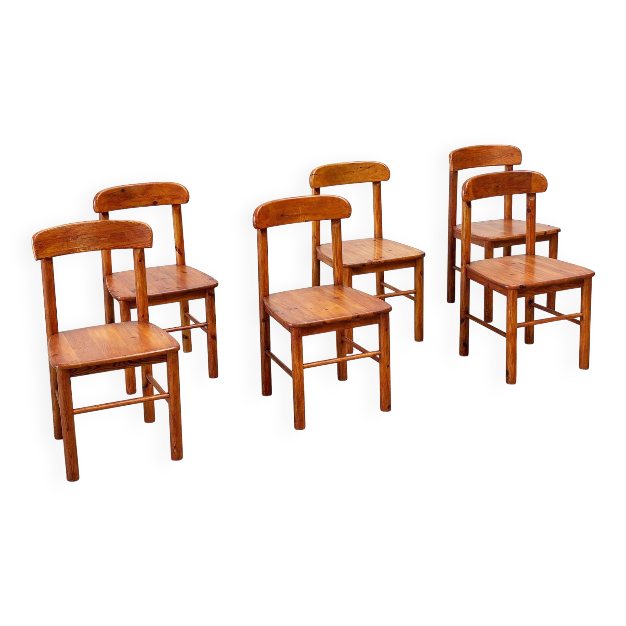 Set of six dining chairs by Rainer Daumiller