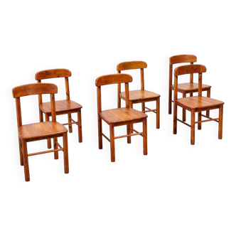 Set of six dining chairs by Rainer Daumiller