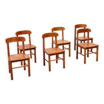 Set of six dining chairs by Rainer Daumiller