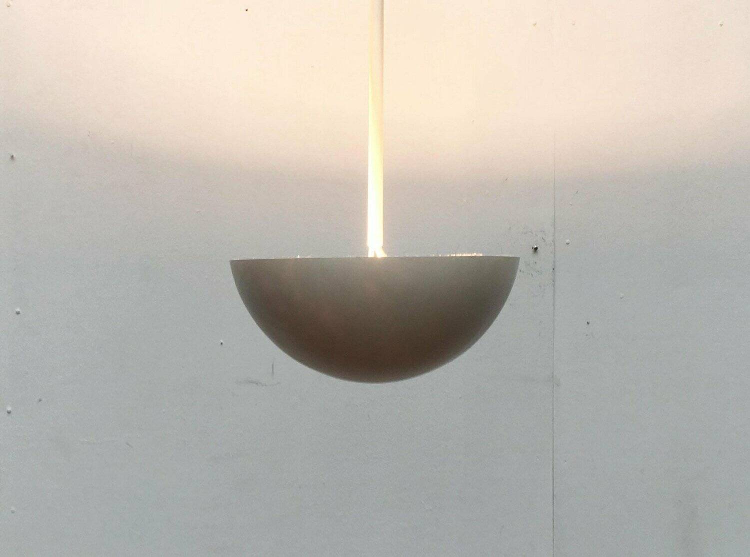 Mid-century modern style fiberglass pendant light, 1960s, set of 2.