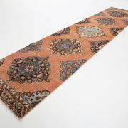 3x12 Oriental Orange Persian Runner Rug, 89x384Cm