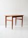 Table d'appoint scandinave en teck avec pieds tournés