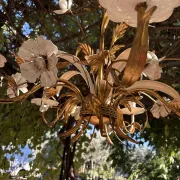 Golden metal lustre