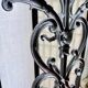 Art Nouveau coat rack in cast iron, circa 1900