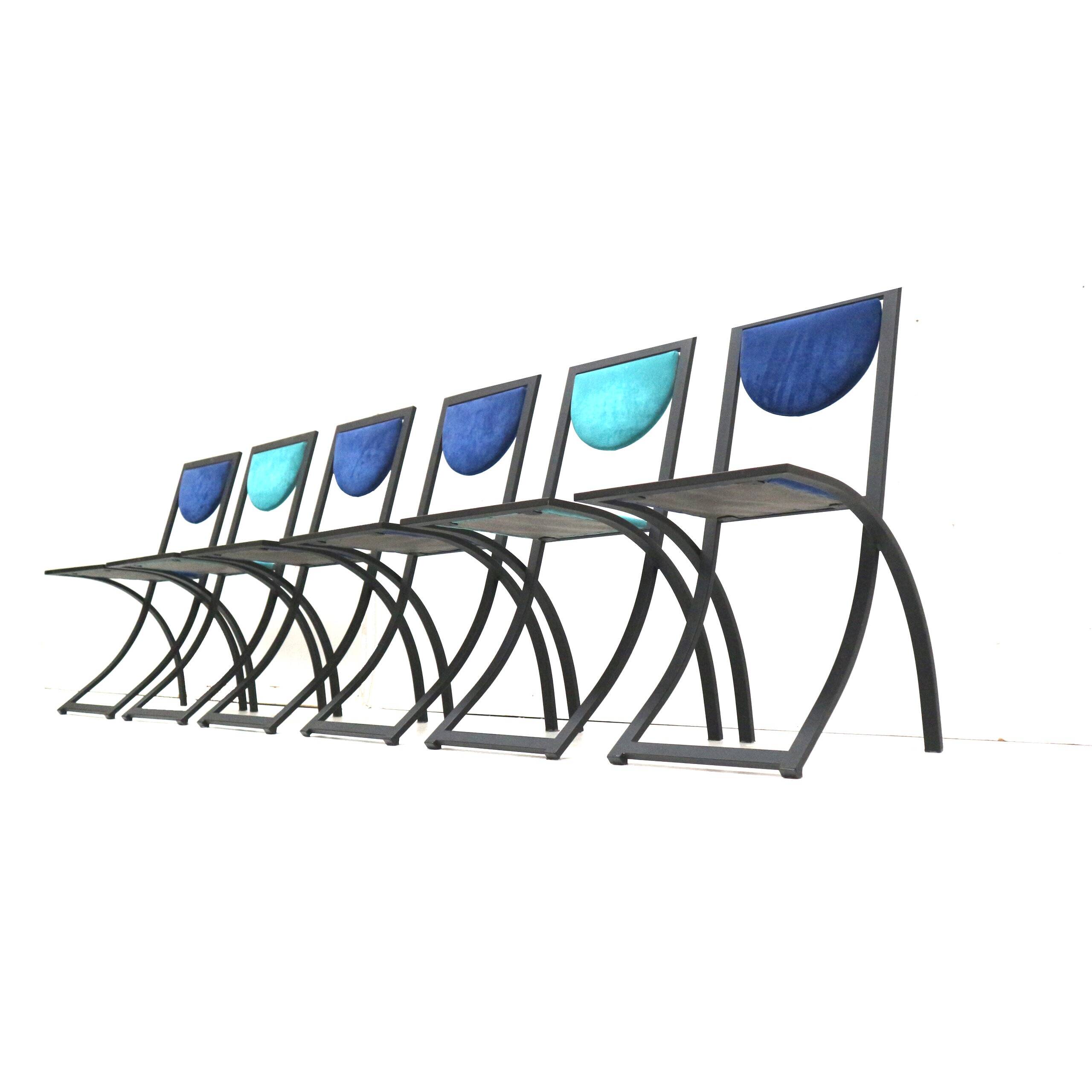 Ensemble de 6 chaises à manger par Karl Friedrich Förster pour KFF Design