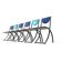Ensemble de 6 chaises à manger par Karl Friedrich Förster pour KFF Design