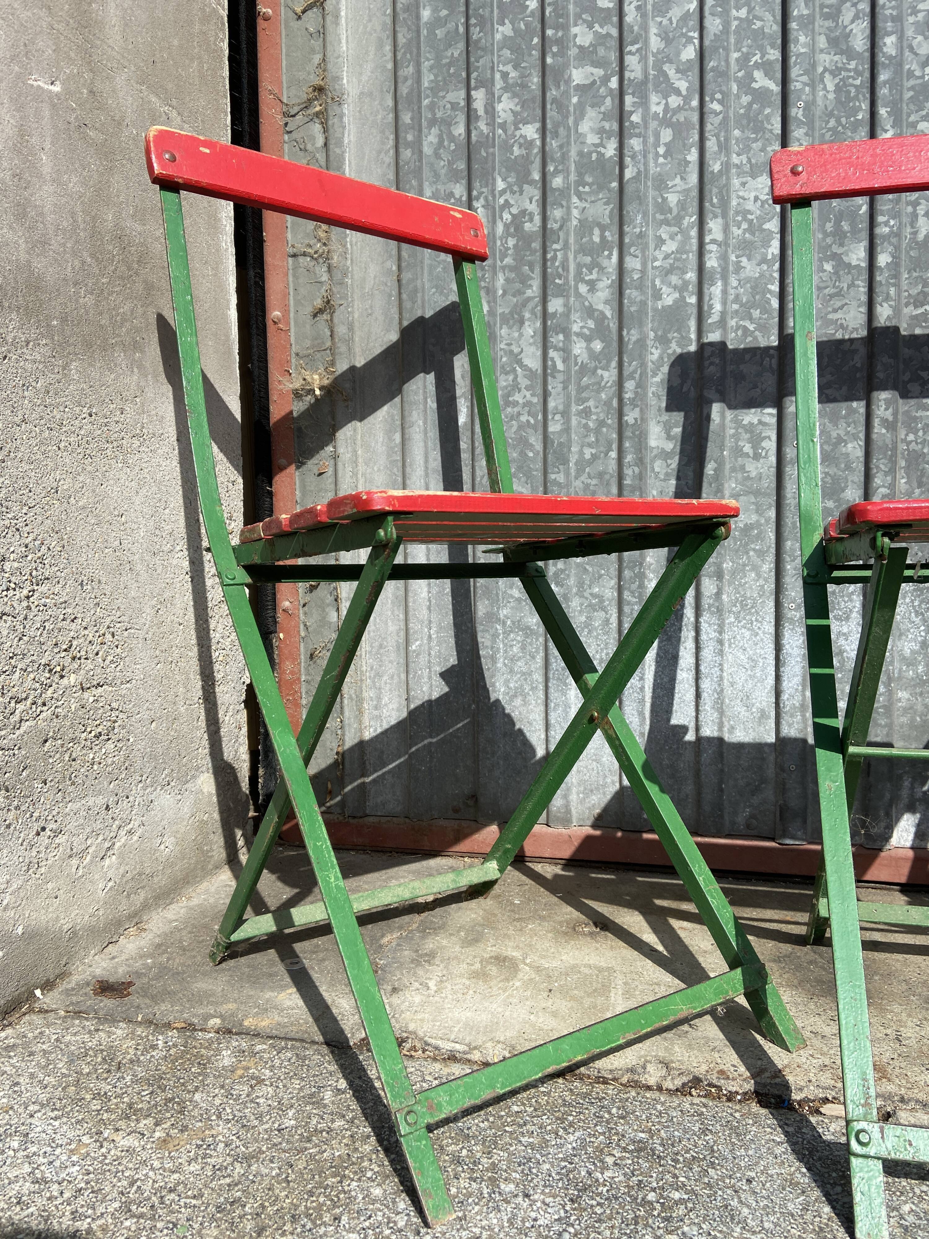 4 chairs folding brewery terrace beer Moritz Pfaffenhoffen