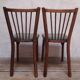 Pair of Baumann bistro chairs n°12