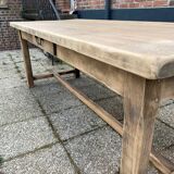 Old solid oak farm table