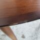 Lubke round rosewood dining table, 60s