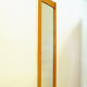Oak wallmirror by Aktuell Form AB - Sweden 1960s