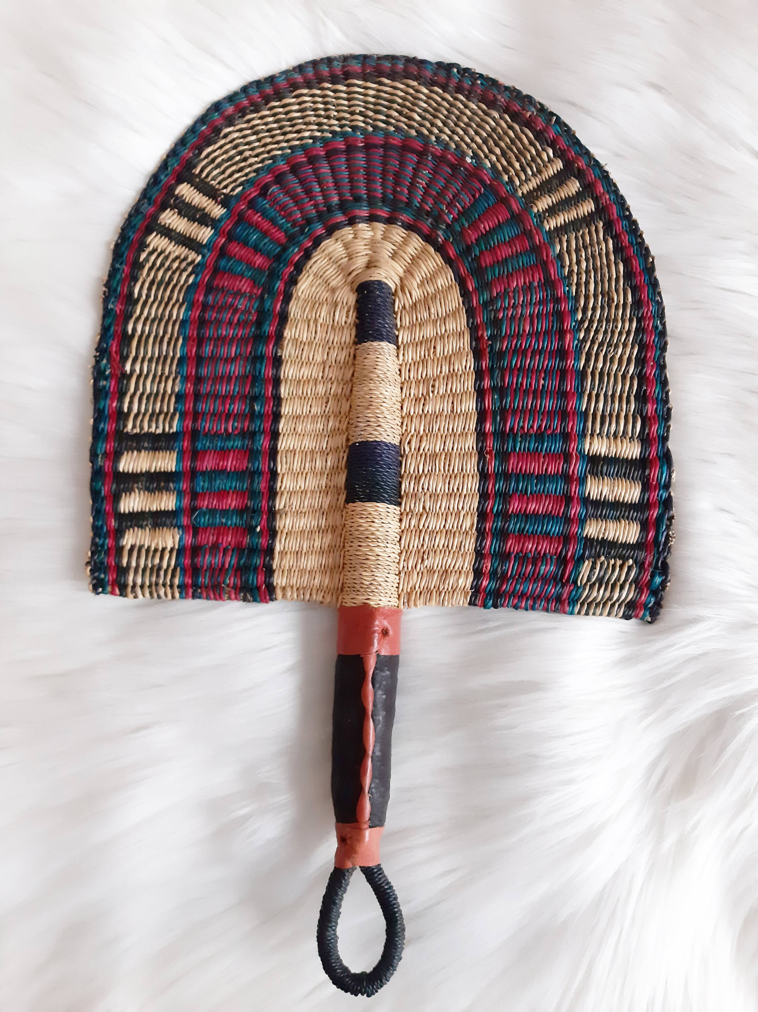 African fan bolga wall decoration of ghana