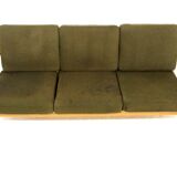 3-seater pine sofa, Sweden, 1970