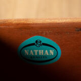 Retro teak 1960s long nathan mid century sideboard