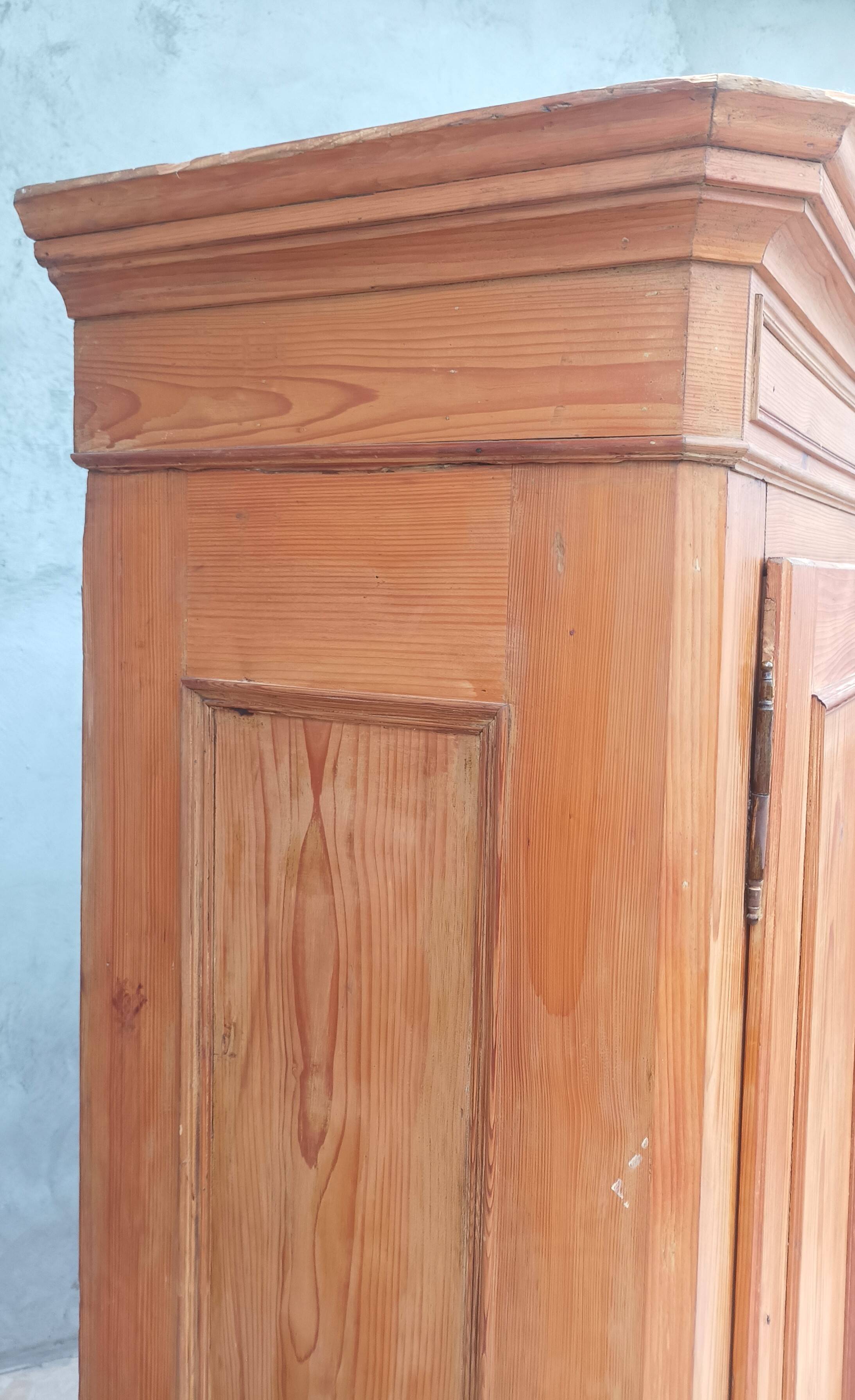 19th century larch mountain chalet wardrobe