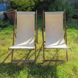 Pair of loungers
