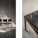 Set of 3 Vintage Mid-Century Danish Modern Rosewood & Black Leather Chairs