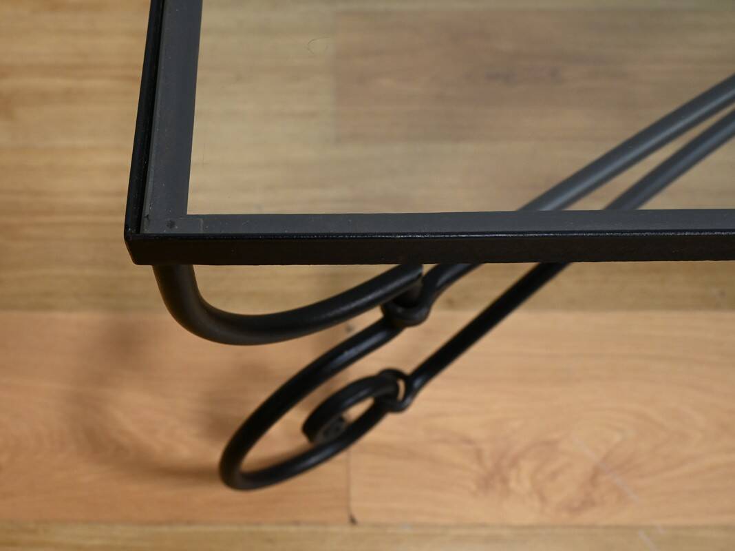 Art Nouveau Style Wrought Iron Coffee Table – 1940