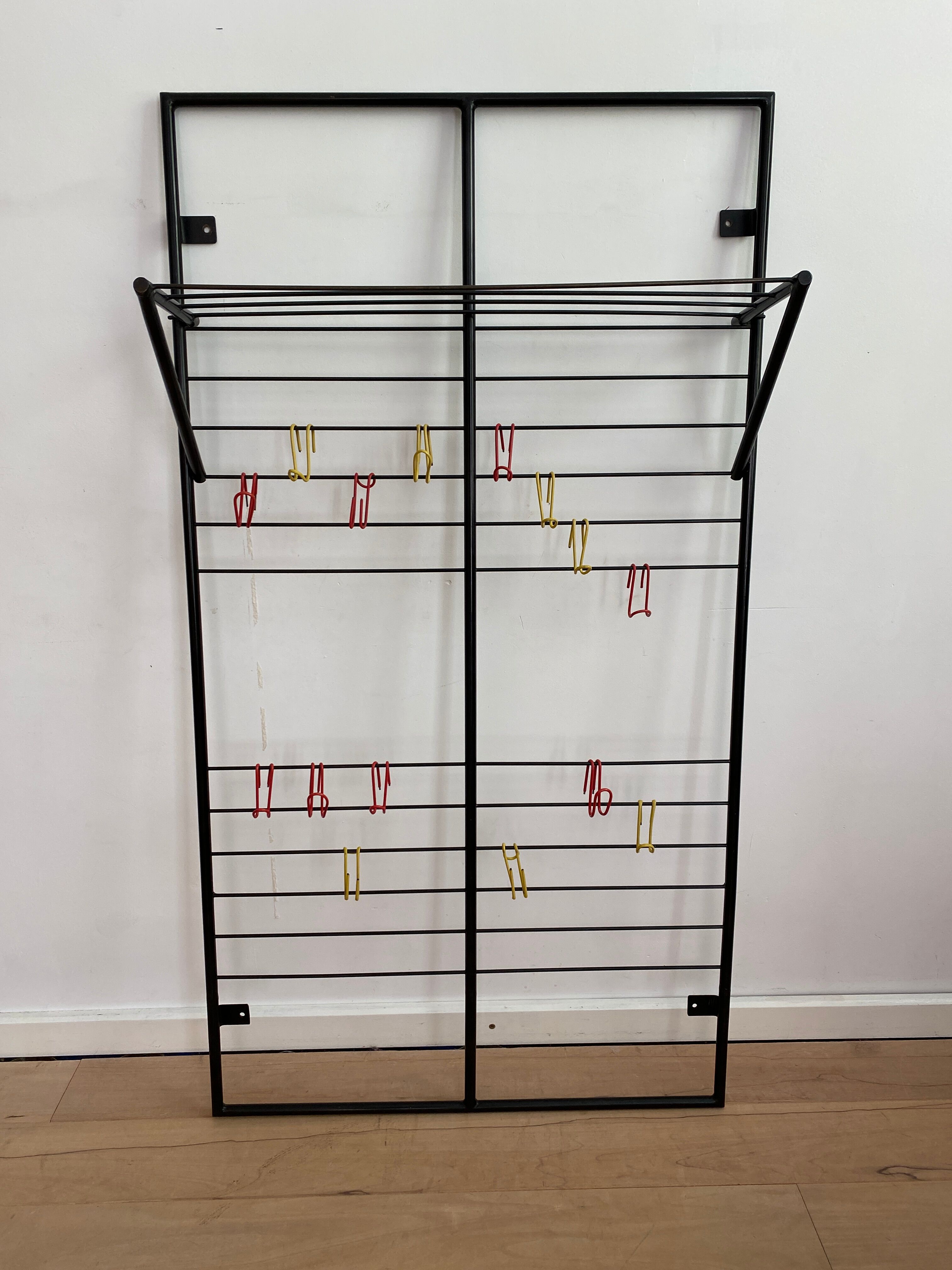Vintage Dutch coat rack by Tjerk Reijenga for Pilastro 50s