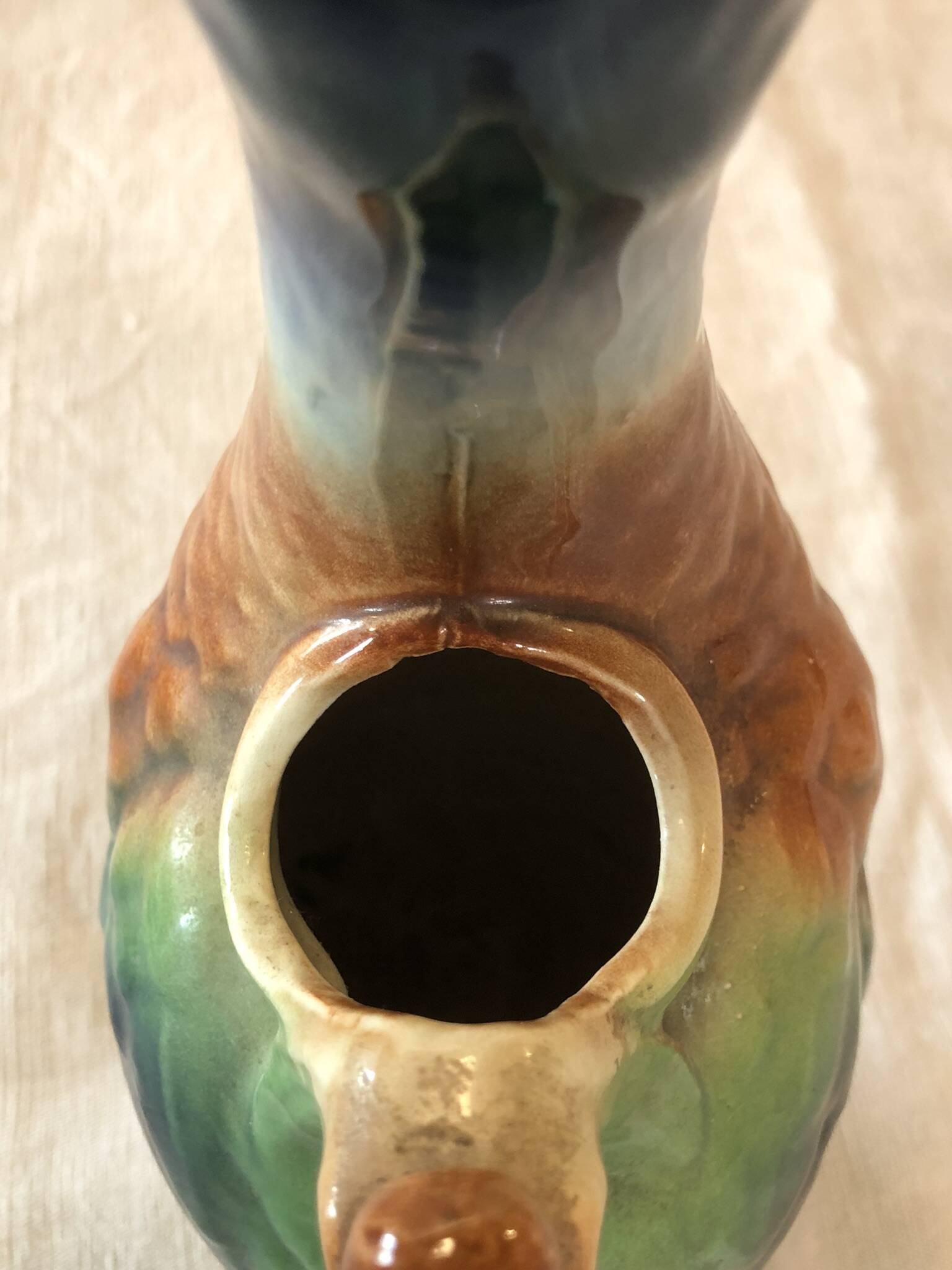 Old Duck Barbotine - Pitcher or Vase