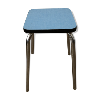 Stool 50s blue vintage formica