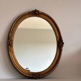 Antique oval mirror