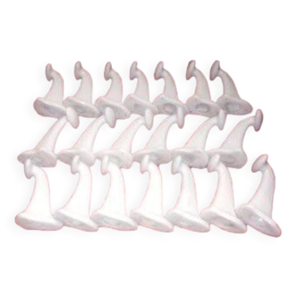 lot de patères en porcelaine