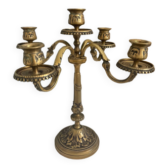 Bronze candlesticks 4 branches