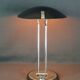 Aluminor, Desk lamp, black and chrome, Modern Space Age, 1970s