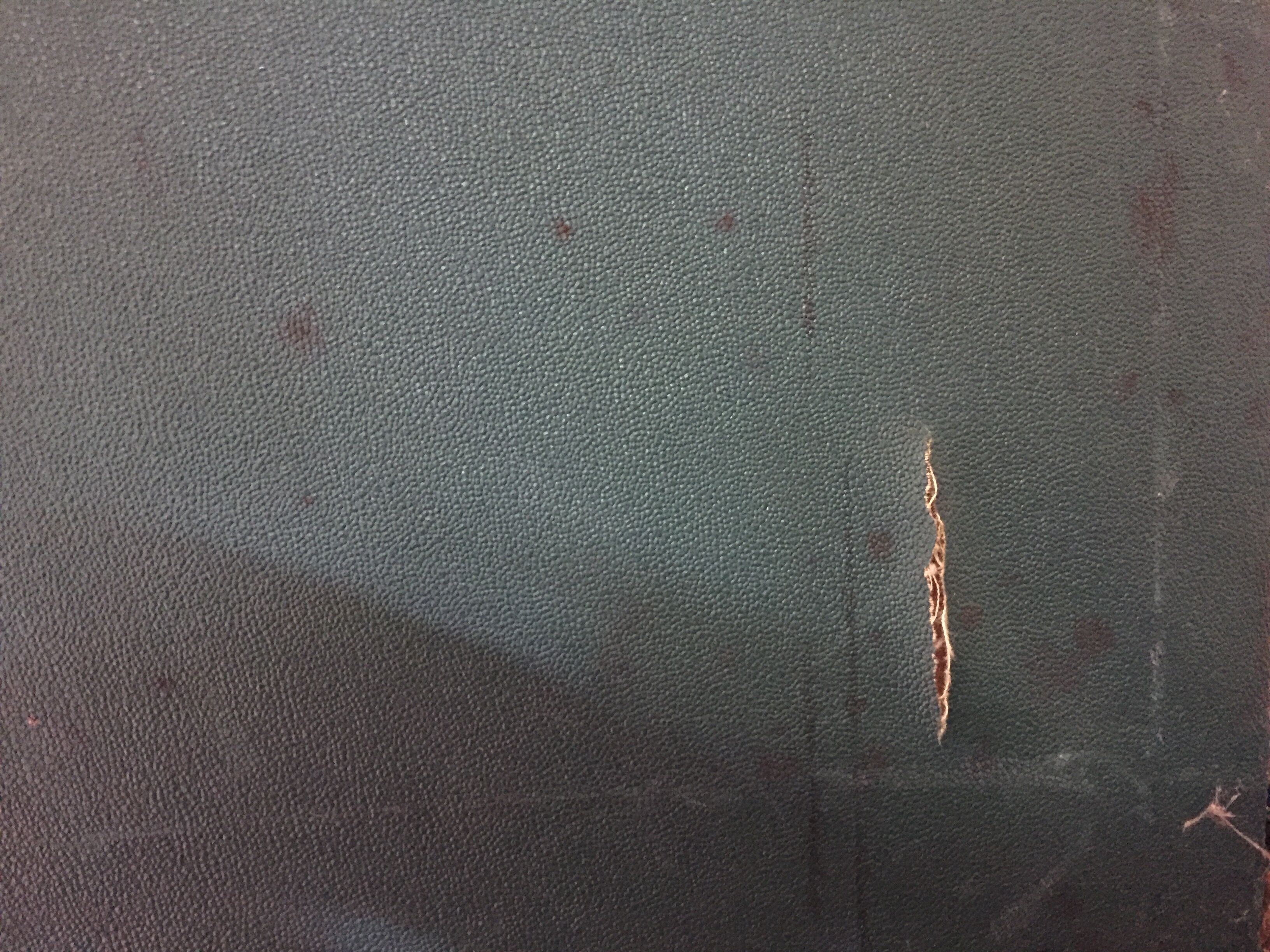 Leatherette sofa bed 60s