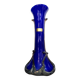 Cobalt blue blown glass vase – Silice Création Biot – 39 cm