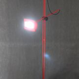 1980s Halogen Red Floor Lamp, Italy