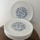 Vintage set of 6 vintage Malabar dessert plates