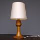 Sculptural Anthroposophical Wooden Table Lamp. 1970s