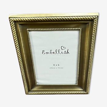 GOLD BRASS PHOTO FRAME