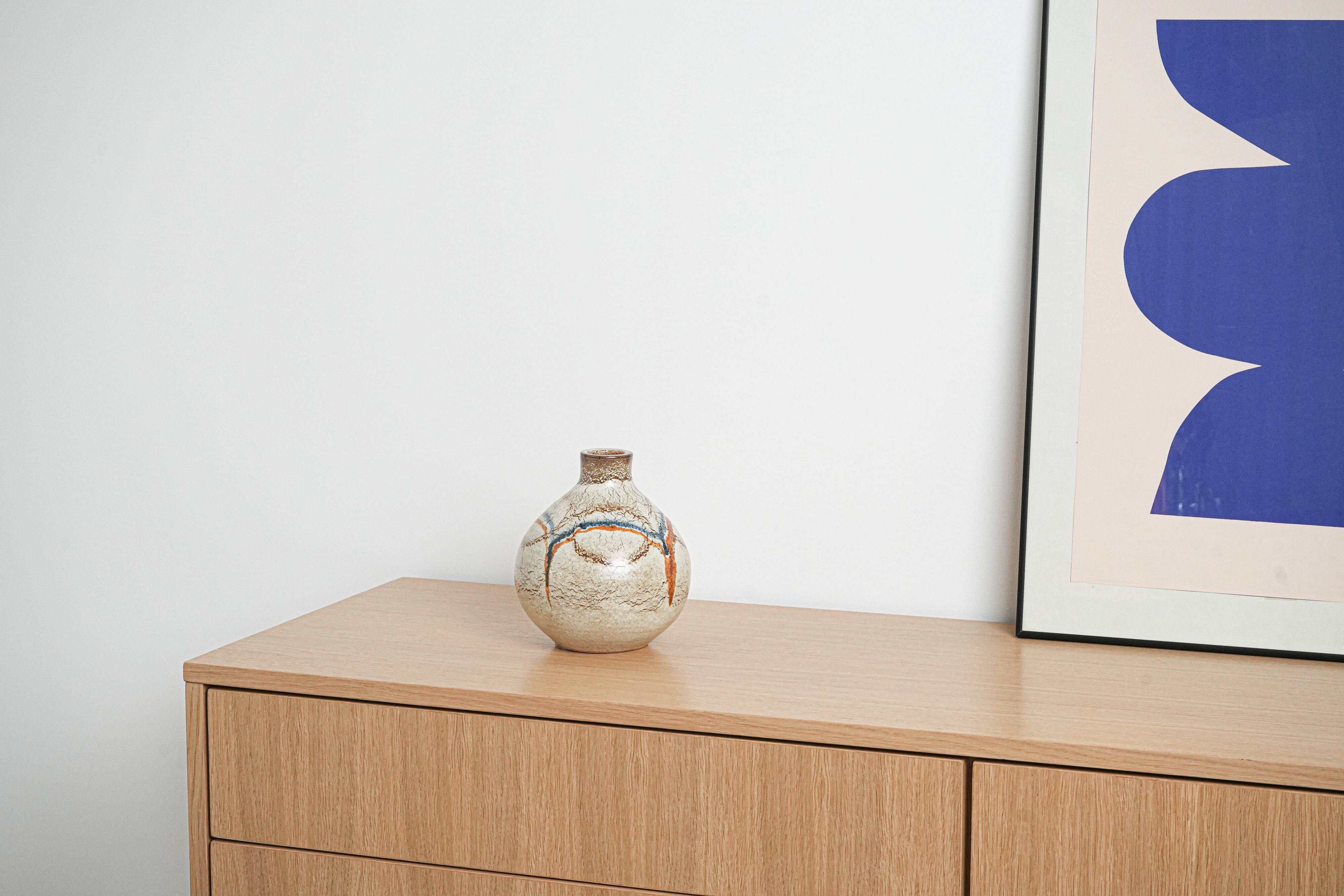 Ceramic vase, Italian design, 1960s, manufactured in Italy