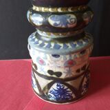 Quimper Keraluc André L'Helguen (1935-2014) vintage earthenware candlestick