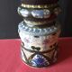 Quimper Keraluc André L'Helguen (1935-2014) vintage earthenware candlestick