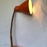 Table lamp in metal and brass circa the 1960s- dimension: height -36 cm- width -11cm-