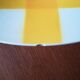 Set of 4 hollow plates Digoin yellow scottish model