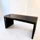 Guido Faleschini's desk for Mariani, black lacquered, 1970s