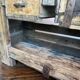 Raw wood workbench