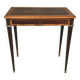 Small Louis XVI style desk in marquetry.