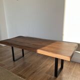Table basse bois massif upcyclée industrielle