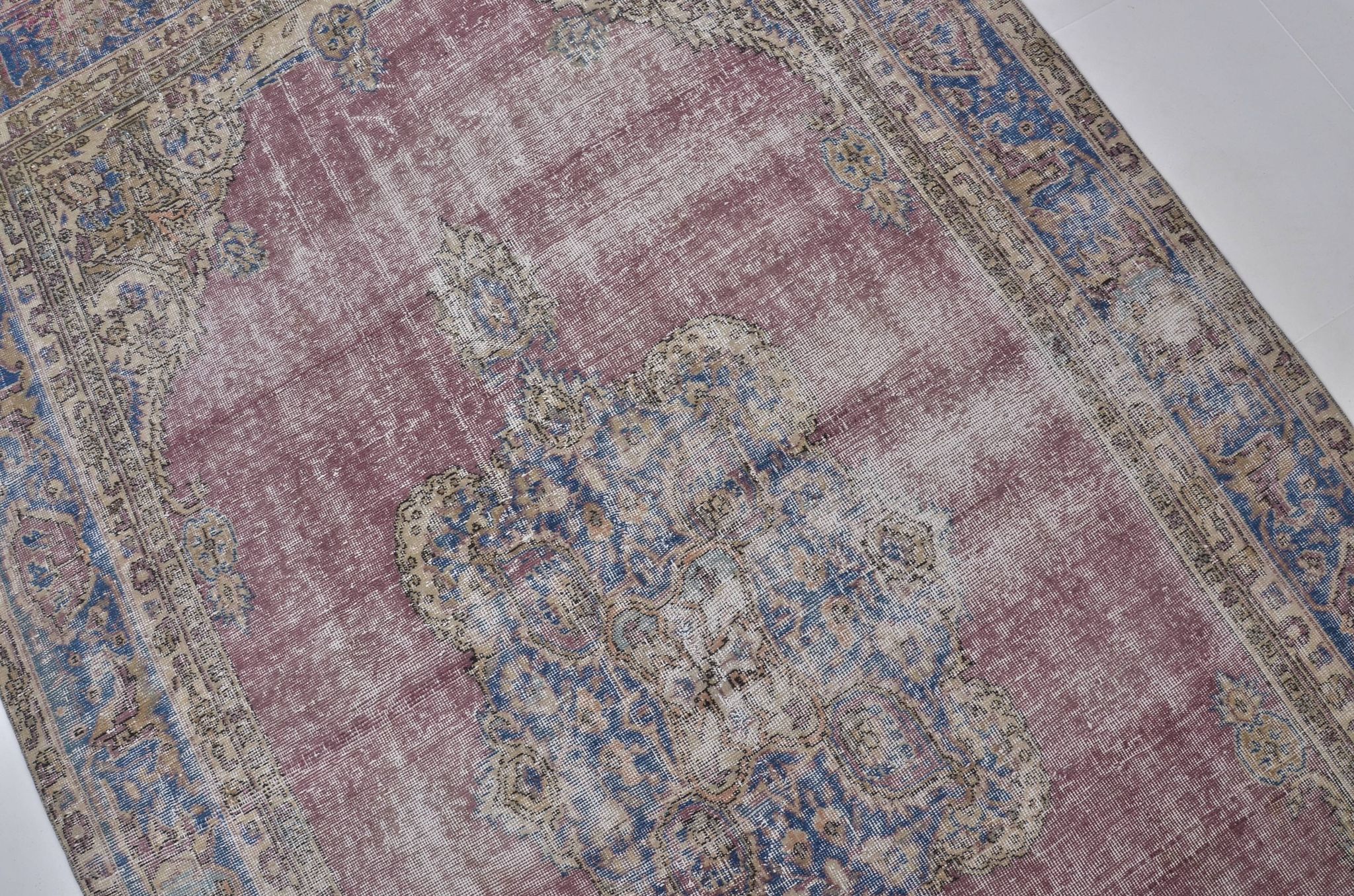 Tapis de salon Oushak noué à la main sku 1483